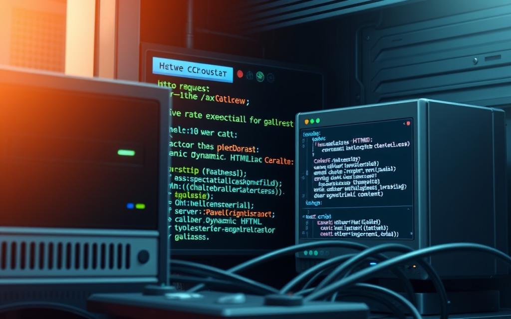 CGI script execution process